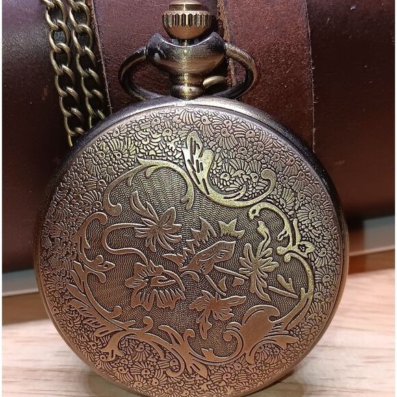 HP Antique Bronze Pocket Watch - Picture 3 of 3